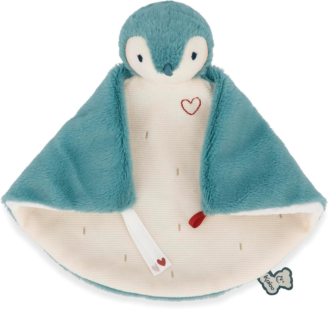 Doudou Pinguino Verde - Manta de Pinguino Verde - Kaloo K212009