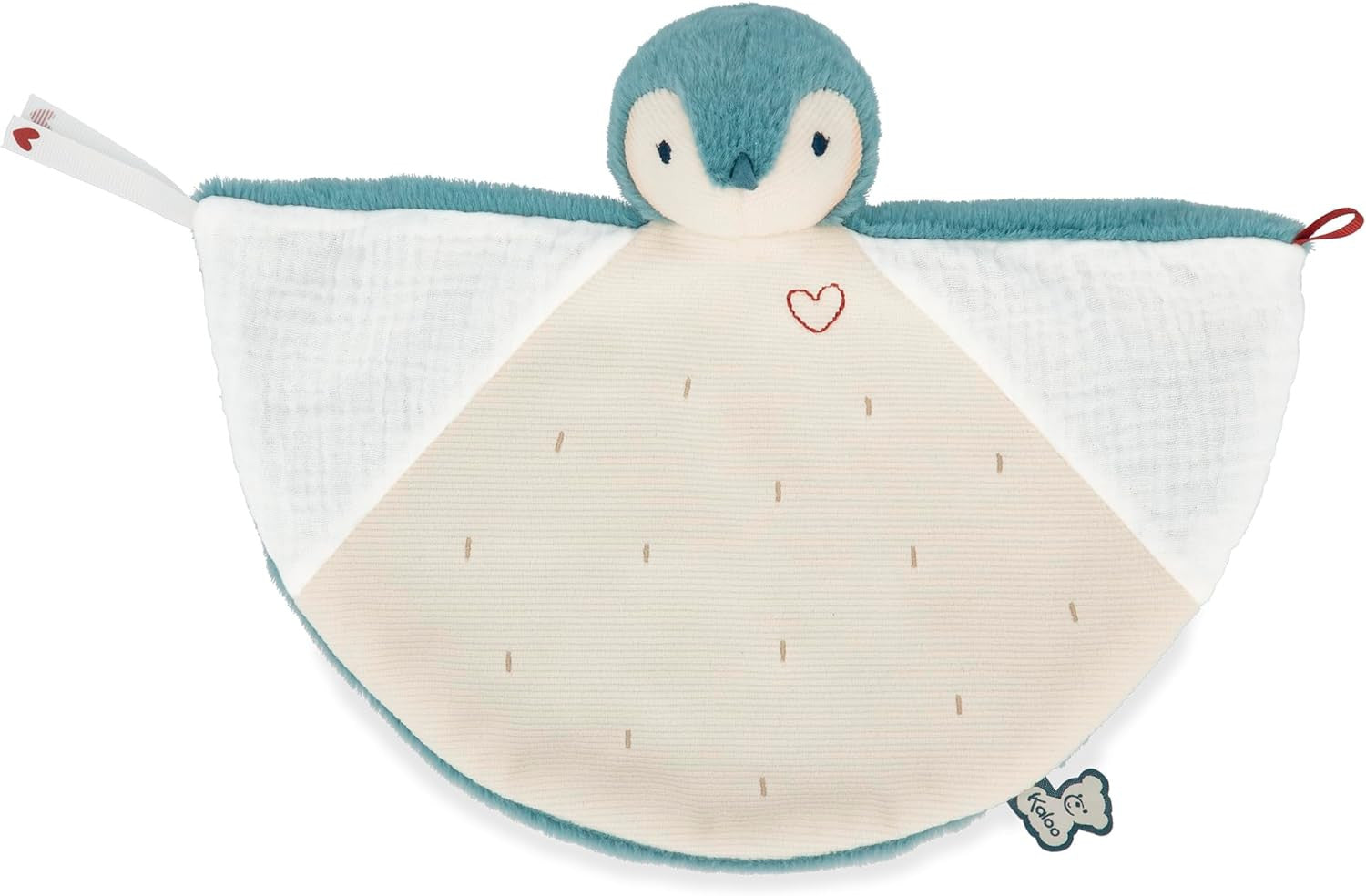 Doudou Pinguino Verde - Manta de Pinguino Verde - Kaloo K212009