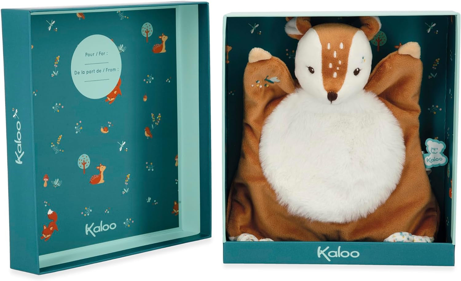Peluche Doudou cuadrado Nathan el Cervatillo - K205000