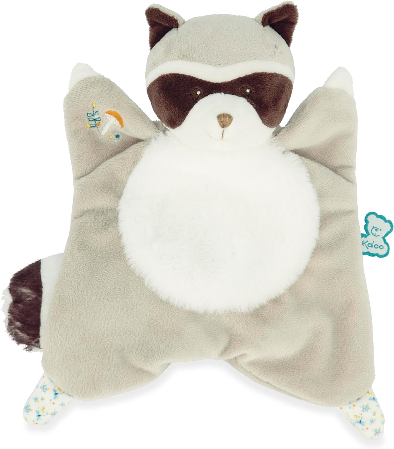 Peluche doudou cuadrado gastón el mapache - kaloo k205001