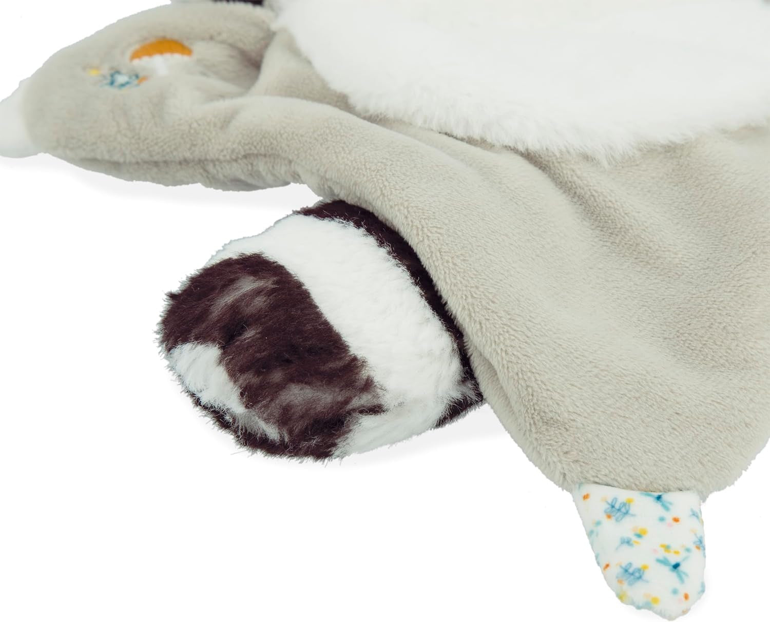 Peluche doudou cuadrado gastón el mapache - kaloo k205001