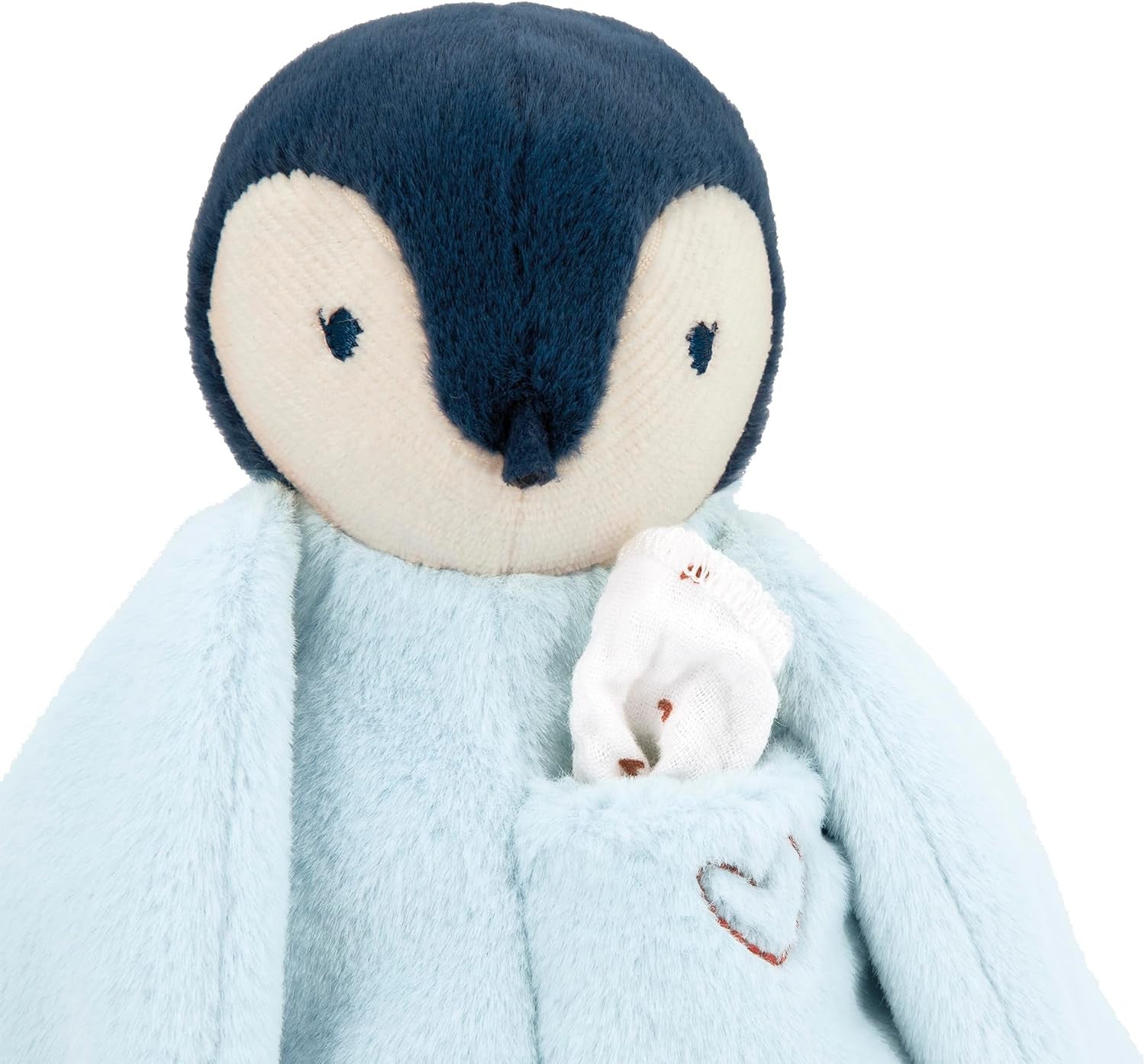 Pinguino Azul de felpa con Pañuelo de Muselina - Kaloo K212002