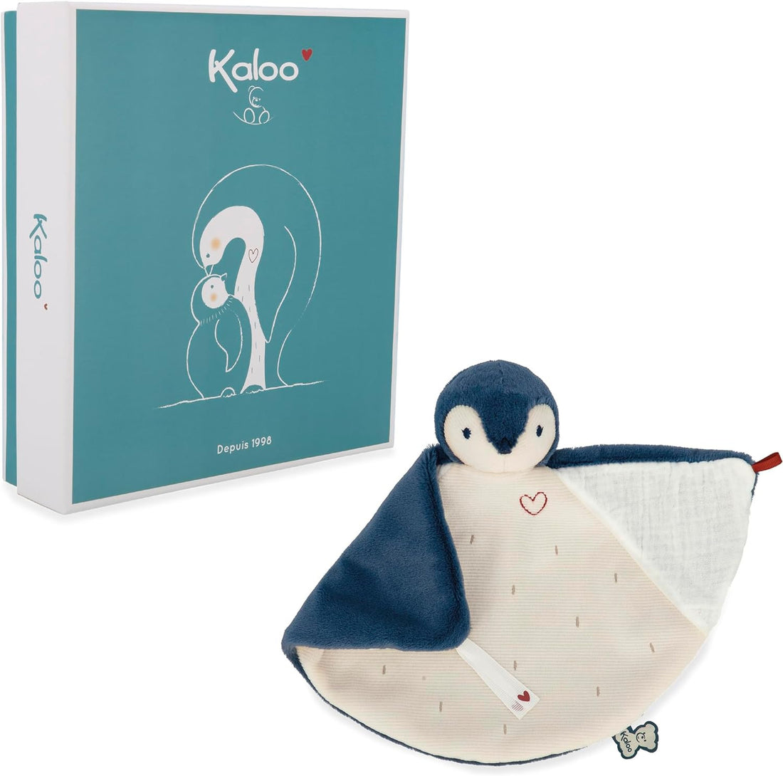 Doudou pinguino azul - manta de pinguino azul - kaloo k212003