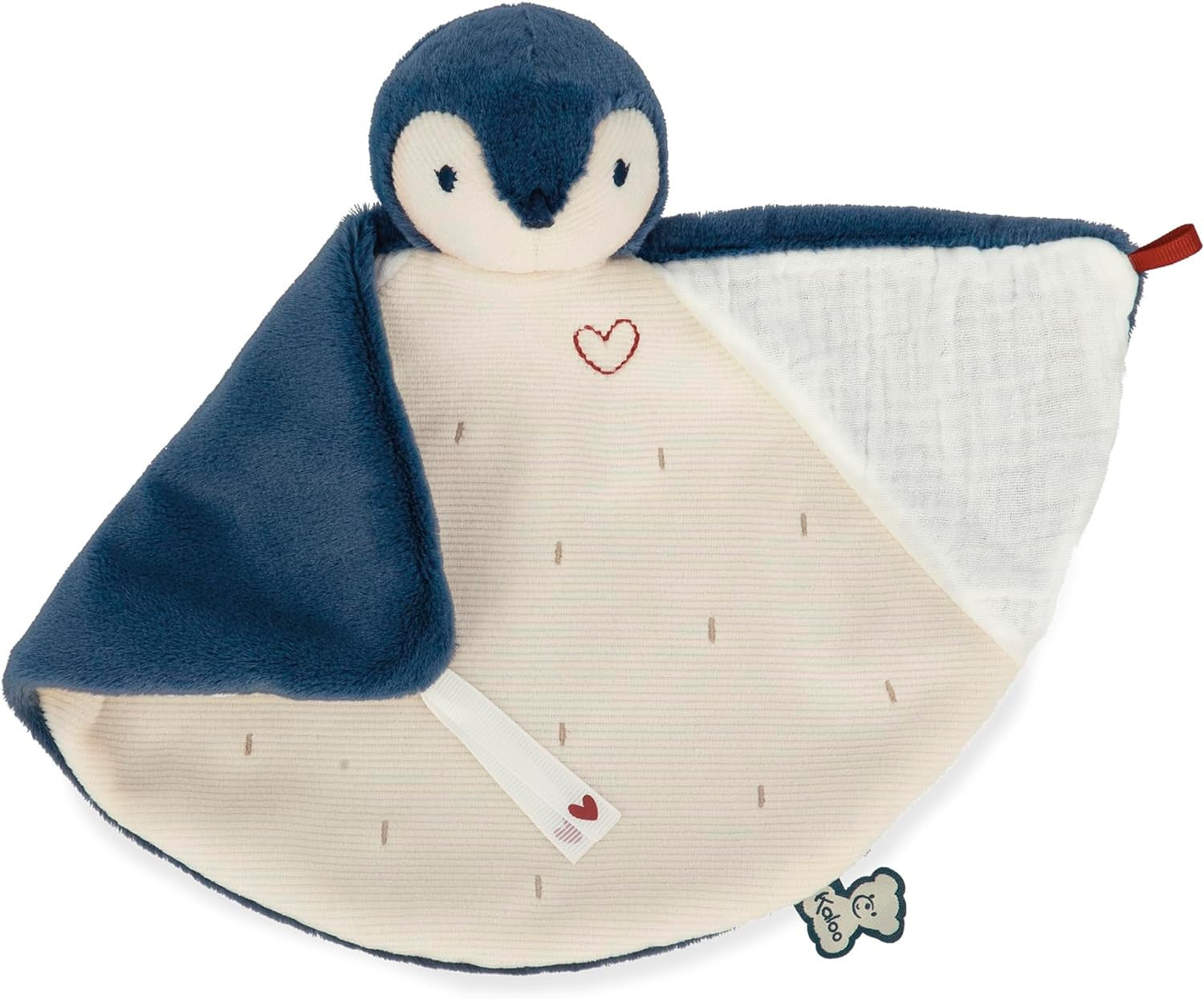 Doudou pinguino azul - manta de pinguino azul - kaloo k212003