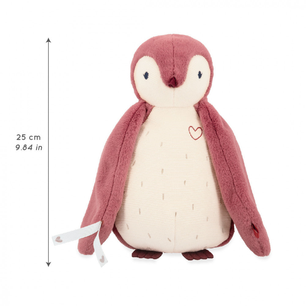 Peluche Pinguino Rosa de Felpa con Grabador de Voz - Kaloo K212005