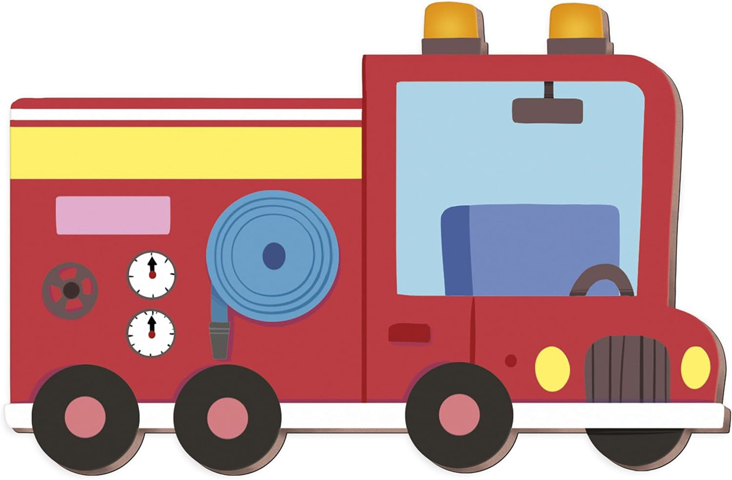 Juego Educativo Magnético 30 imanes Magnéti´Stories Los Bomberos - Janod 05453