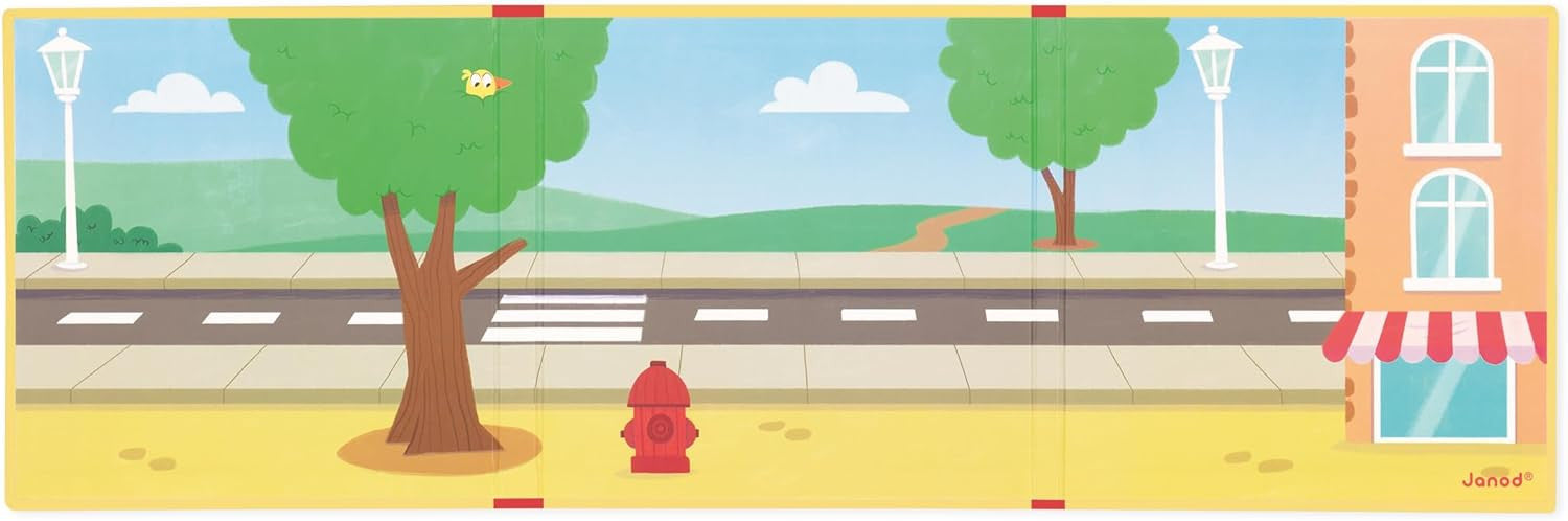 Juego Educativo Magnético 30 imanes Magnéti´Stories Los Bomberos - Janod 05453