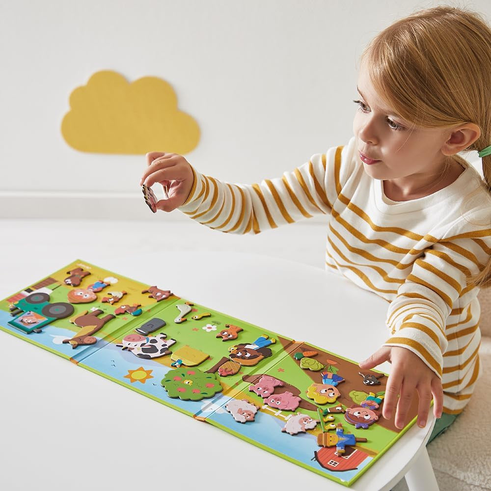Juego Educativo Magnético 30 Imanes Magnéti´Stories La Granja - Janod 05451