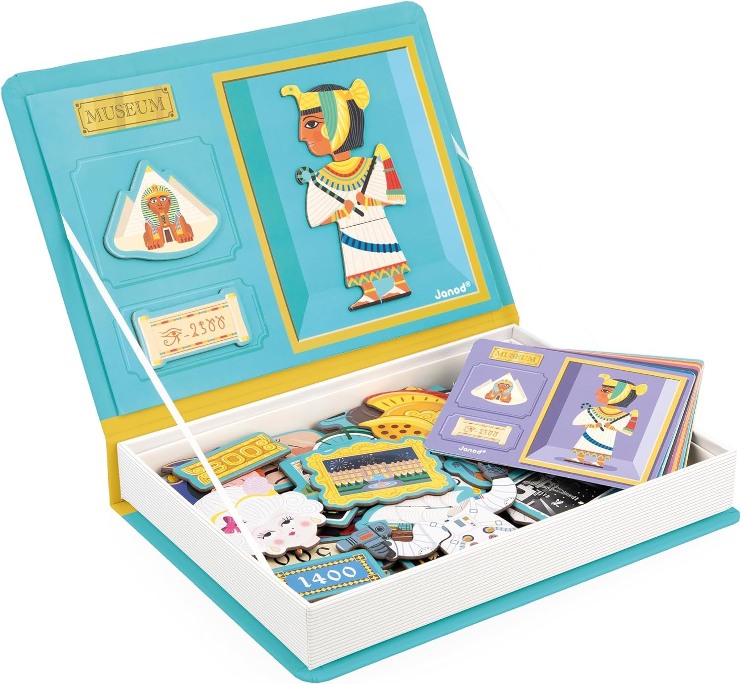 Juego Educativo Magnético 60 Imanes Magnetic´book Historia - Janod 02598