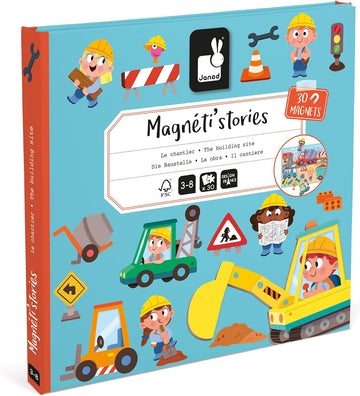 Juego Educativo Magnético Magneti´Stories book La Construcción - Janod 05454