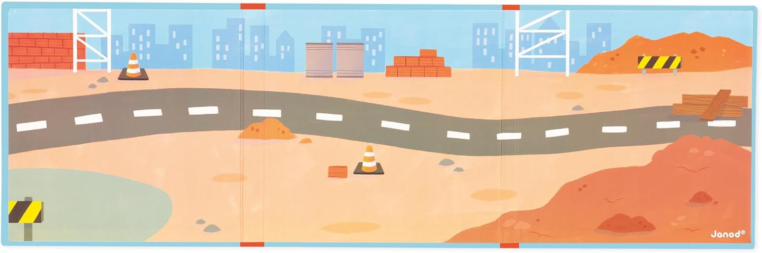 Juego Educativo Magnético Magneti´Stories book La Construcción - Janod 05454