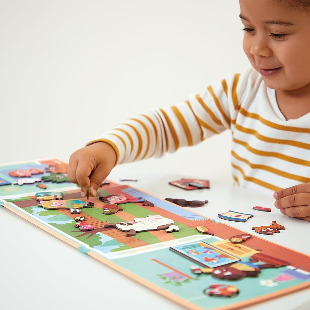 Juego Educativo Magnético 30 Imanes Magneti´Stories Animales Domésticos - Janod 05457