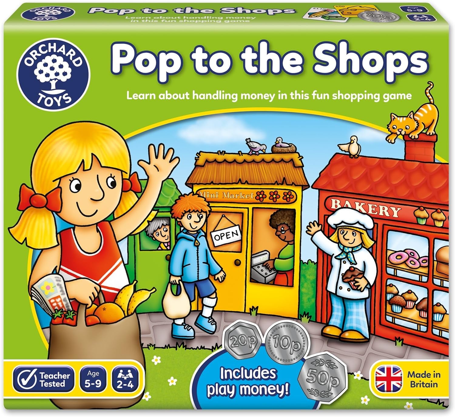 Juego Educativo Manejo del Dinero - Pop To Then Shops - Orchard Toys