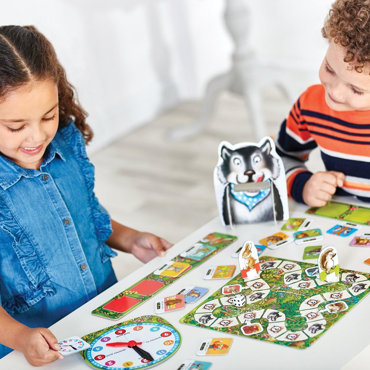 Juego Educativo para Aprender la Hora - Whats´s The Time Mr. Wolf - Orchard Toys
