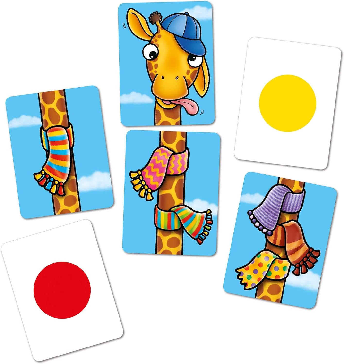 Juego Educativo para aprender el Conteo y los Colores - Giraffes in Scarves - Orchard Toys