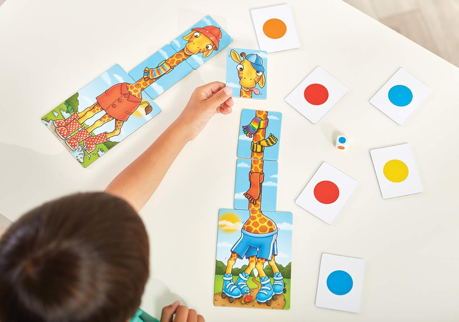 Juego Educativo para aprender el Conteo y los Colores - Giraffes in Scarves - Orchard Toys