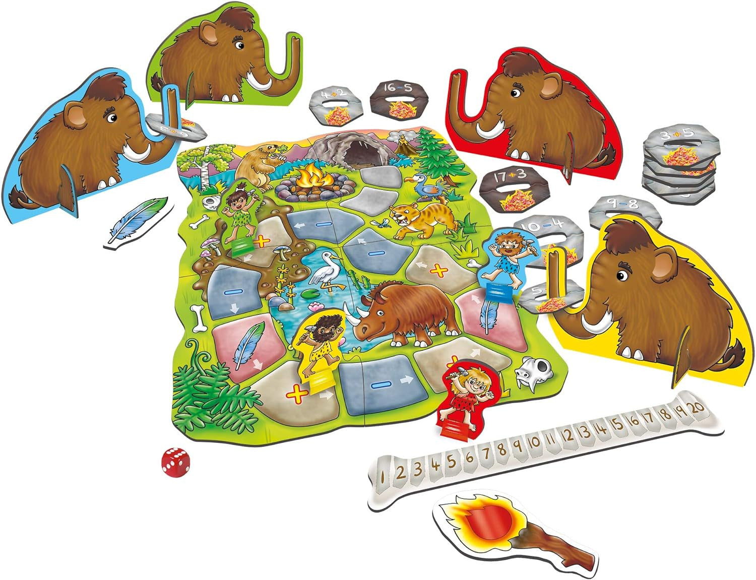 Juego Educativo para aprender Matemáticas - Mammoth Maths - Orchard Toys