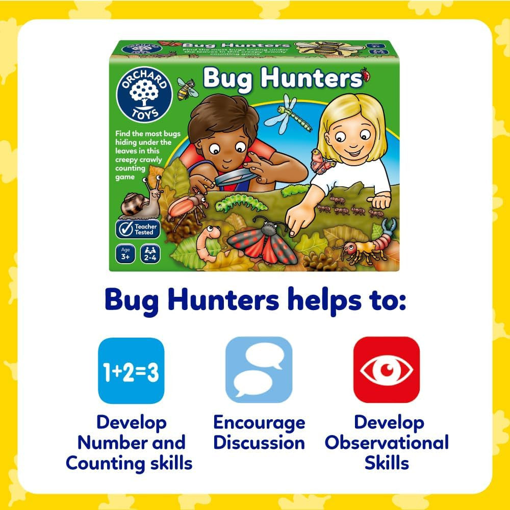 Juego Educativo de Conteo - Insectos - Bug Hunters Game - Orchard Toys