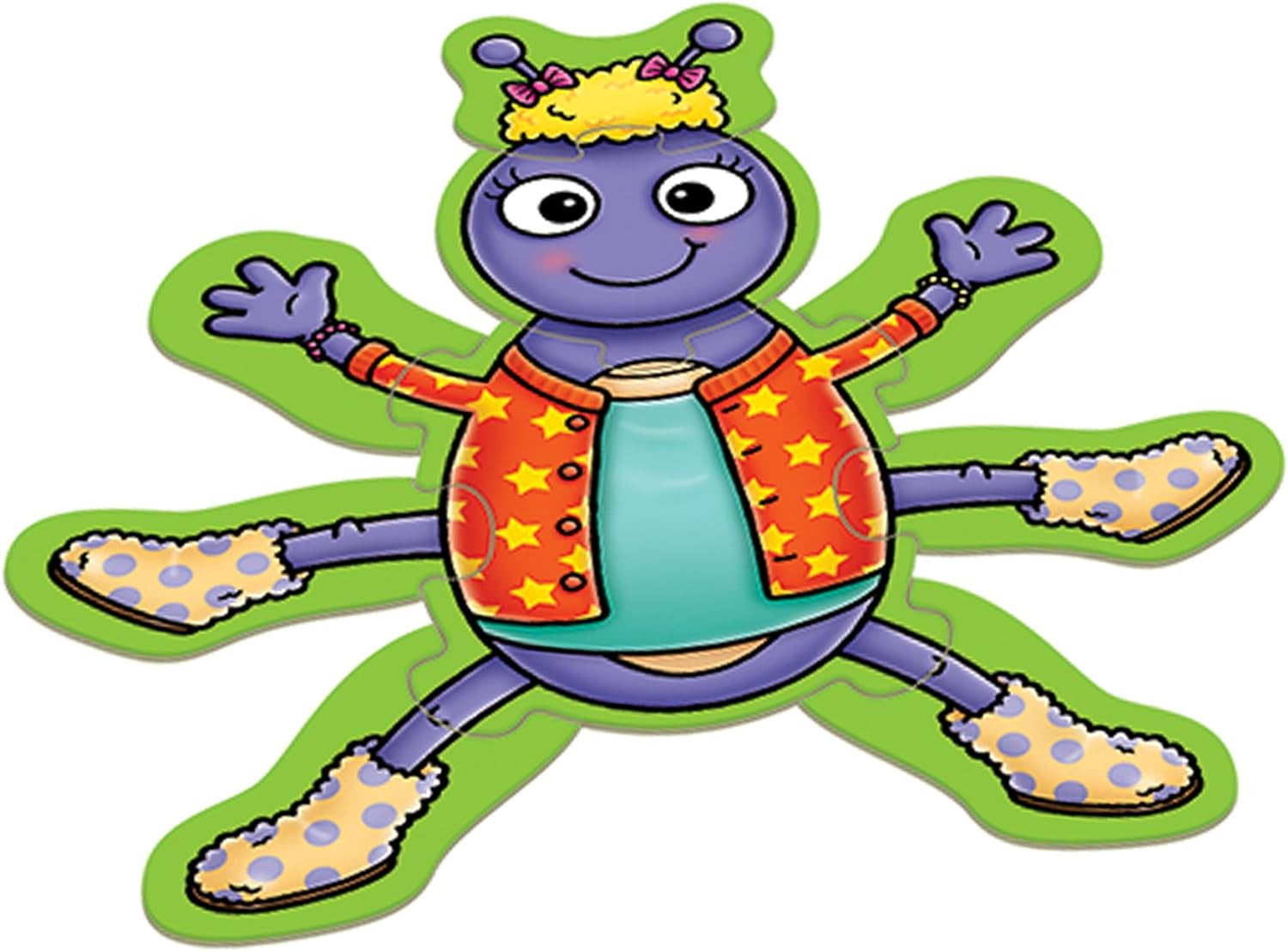 Juego Educativo Números y Colores - Build a Beetle Mini Game - Orchard Toys
