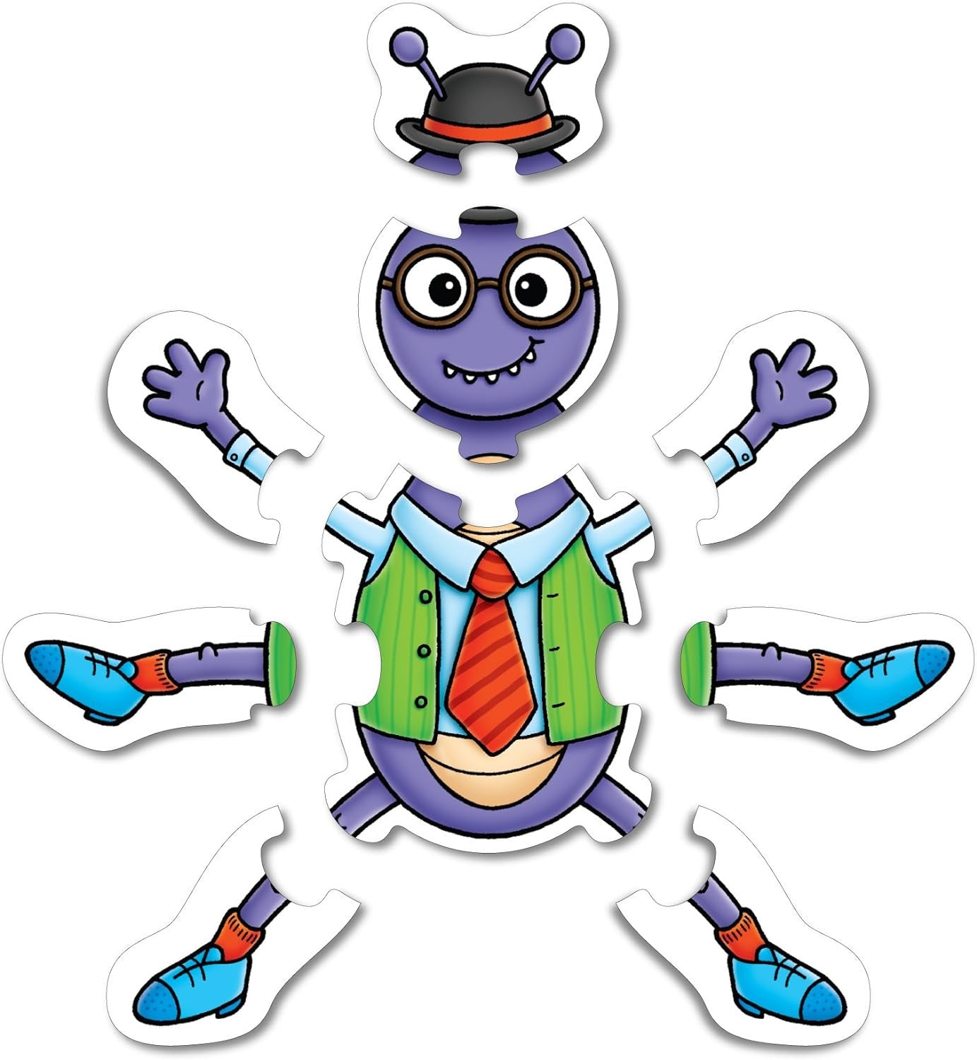 Juego Educativo Números y Colores - Build a Beetle Mini Game - Orchard Toys