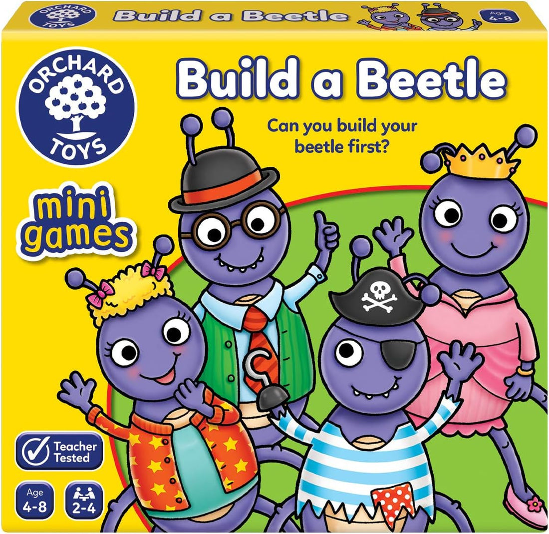 Juego Educativo Números y Colores - Build a Beetle Mini Game - Orchard Toys