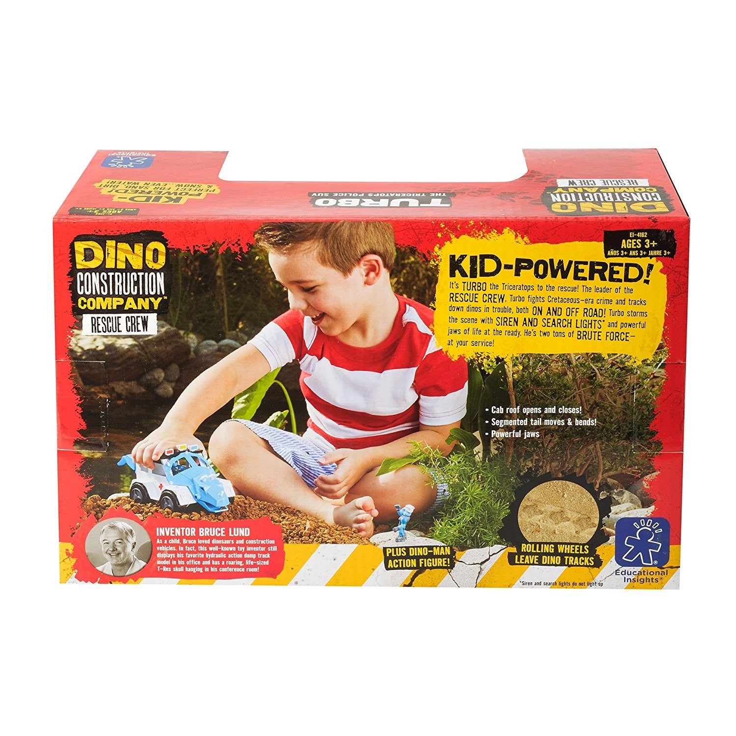 TRICERATOPS COCHE POLICIA - Learning Resources