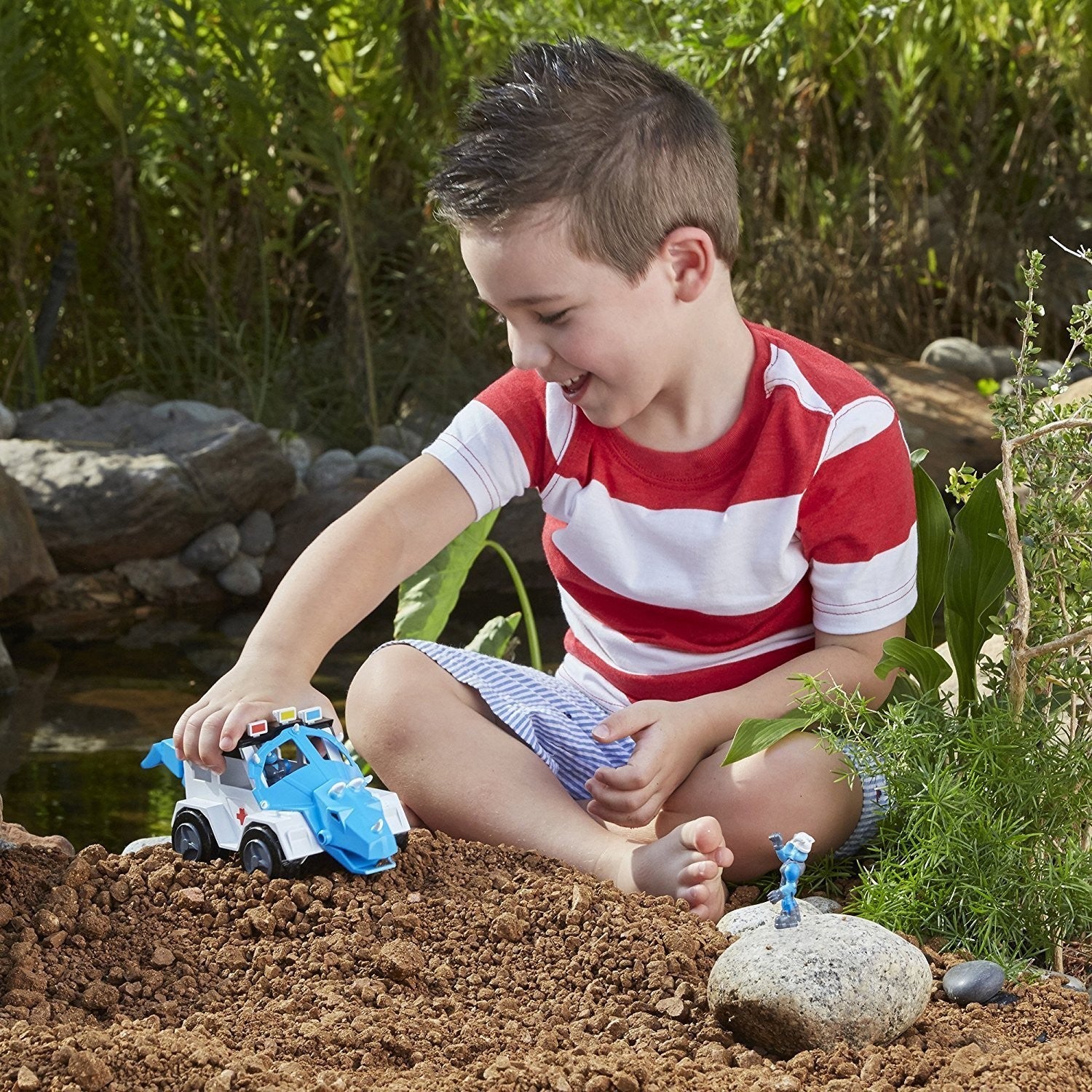 TRICERATOPS COCHE POLICIA - Learning Resources