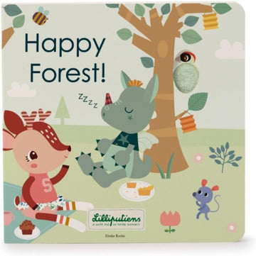 Libro Infantil de Texturas y Sonidos - Happy Forest - Lilliputiens 83475