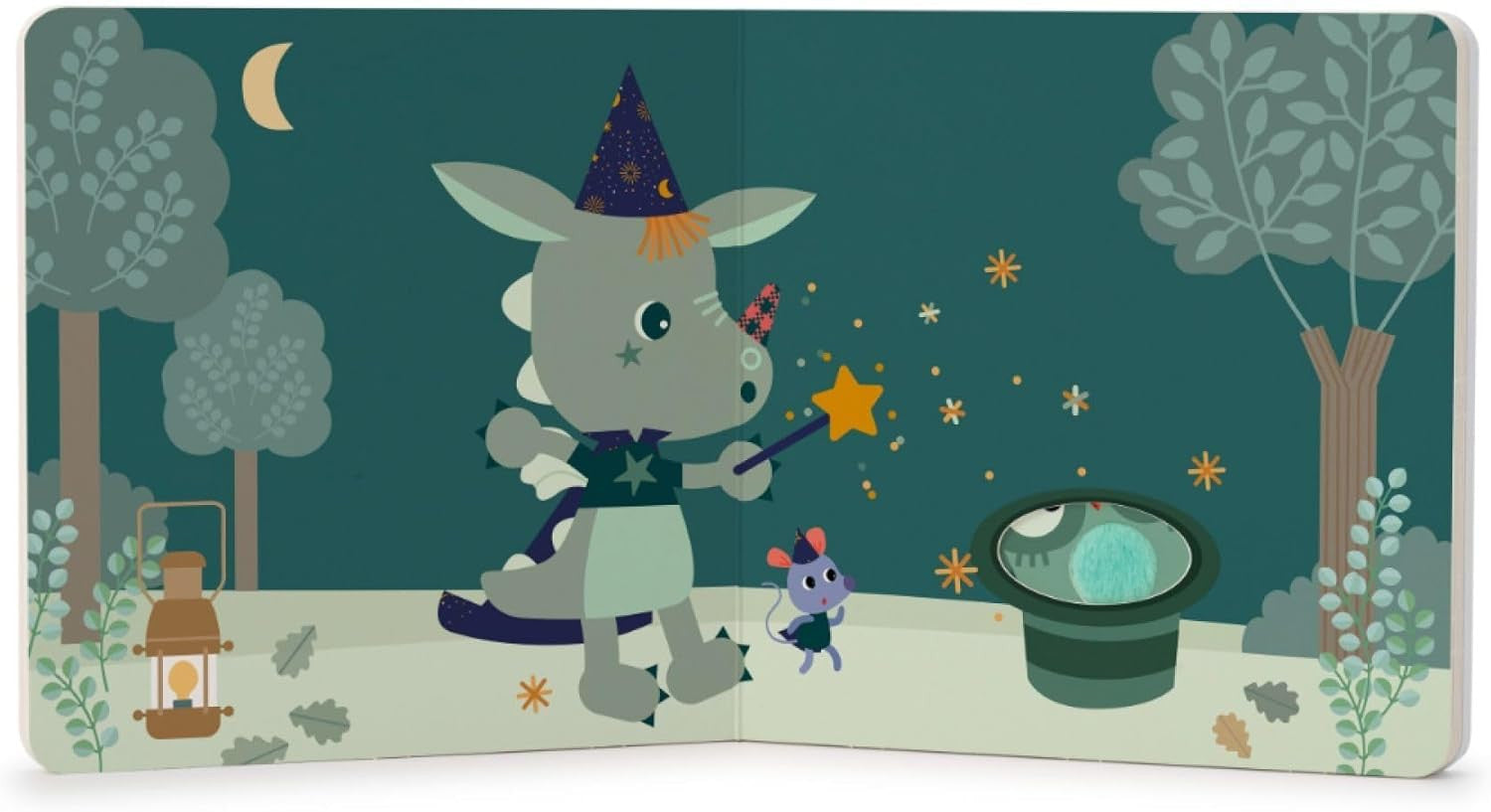 Libro Infantil de Texturas y Sonidos - Happy Forest - Lilliputiens 83475