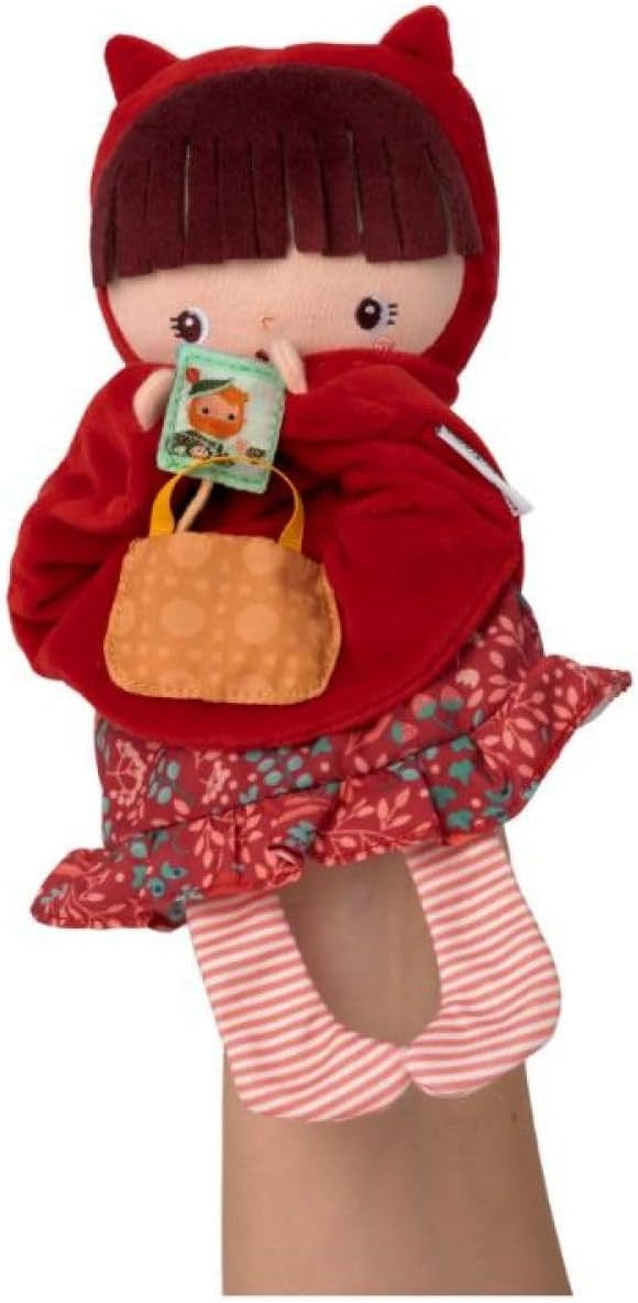 Marioneta de mano caperucita roja - lilliputiens 83519
