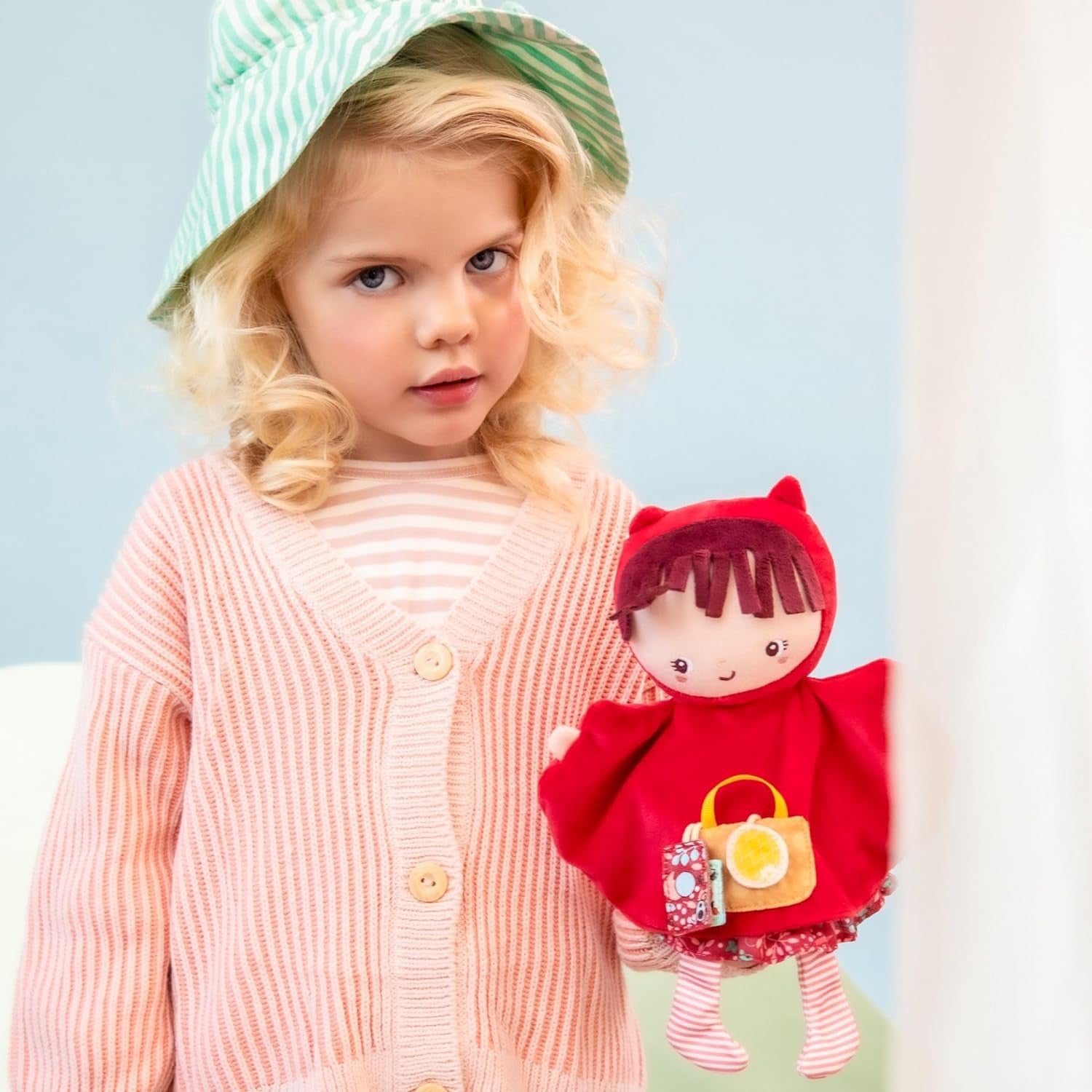 Marioneta de mano caperucita roja - lilliputiens 83519