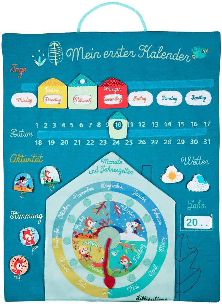Mi Primer Calendario El Paso del Tiempo en Alemán - Lilliputiens  83073