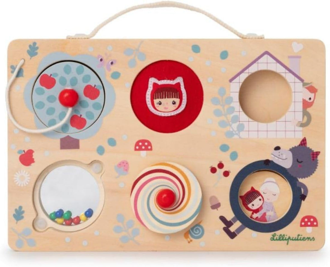 Juego de Motricidad Panel de Actividades Los Cuentos - Lilliputiens 83510