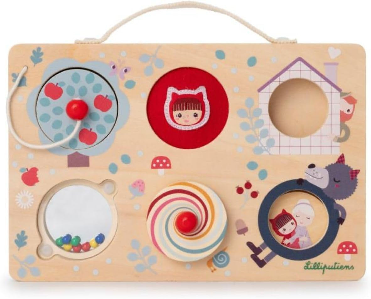 Juego de Motricidad Panel de Actividades Los Cuentos - Lilliputiens 83510