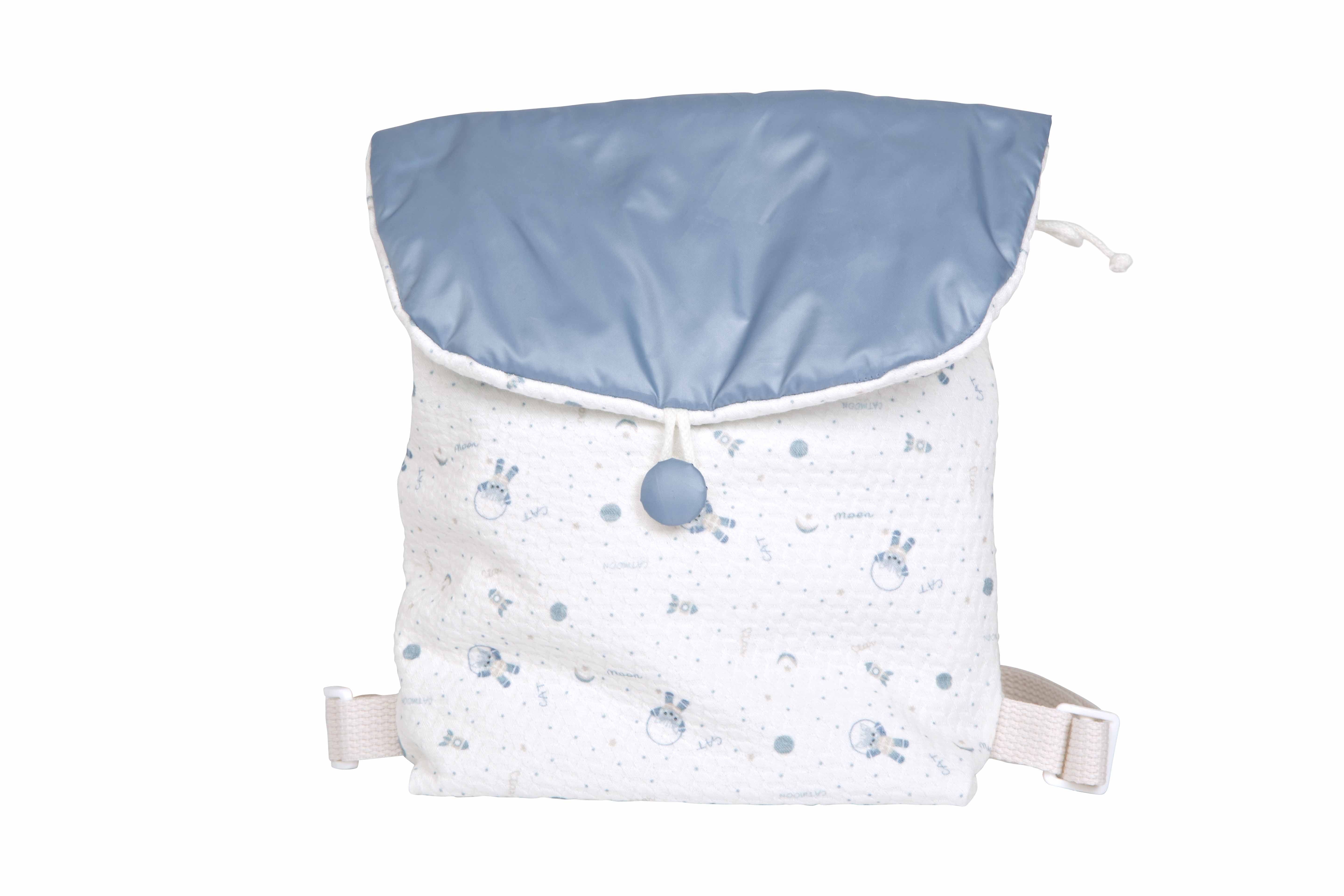 Muñeca con Peso Elegance 45 cm Adi Azul con Mochila - Arias 65377