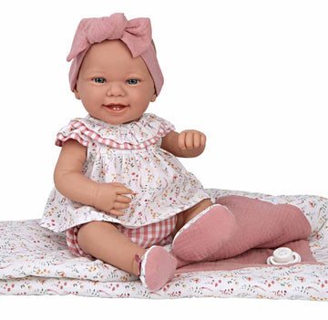 Muñeca Elegance 42 cm Zoe Rosa con Manta - Arias 65366