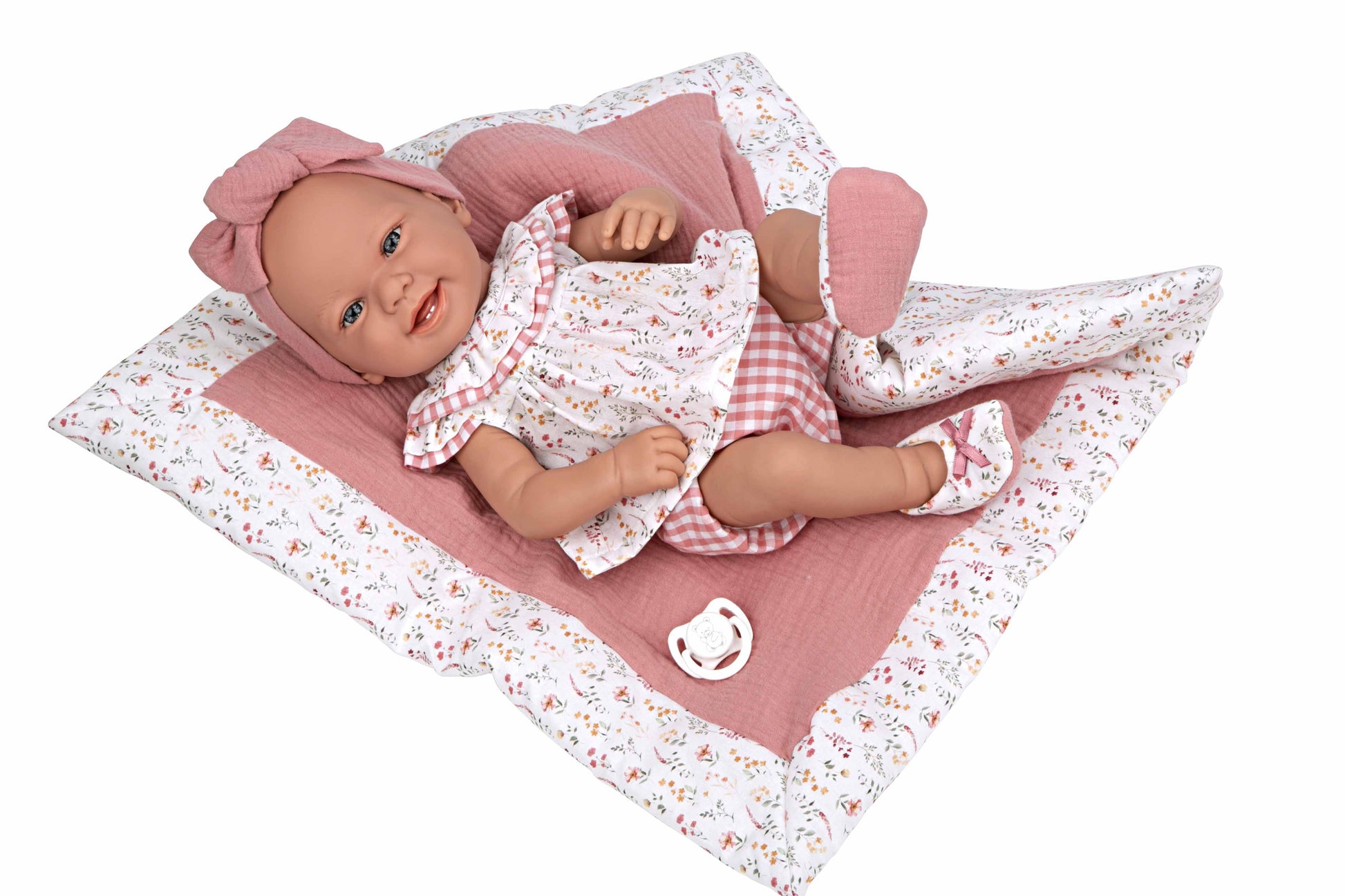 Muñeca Elegance 42 cm Zoe Rosa con Manta - Arias 65366