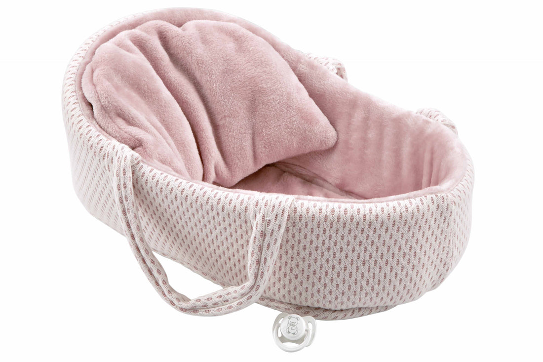 Muñeca Elegance 40 cm Andie Rosa con Capazo y Mecanismo de Lloro Try me - Arias 60812