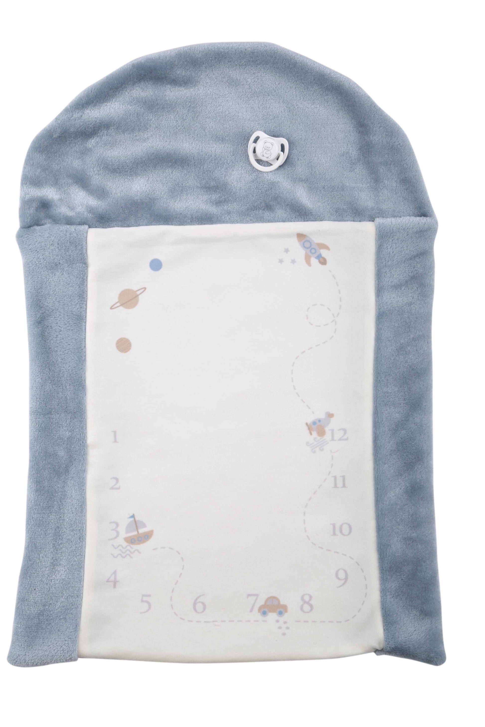 Muñeco Elegance 40 cm Colin Azul con Manta - Muñeco de Peso - Arias 60810