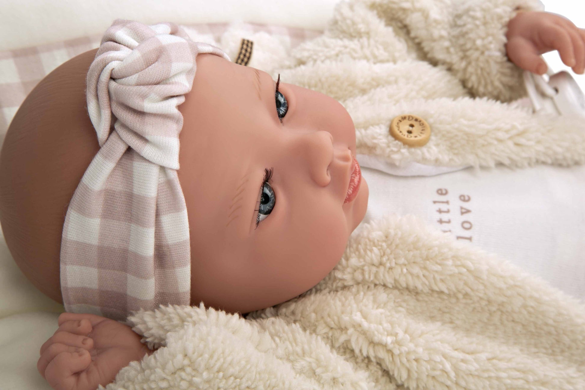 Muñeca Elegance 40 cm Aria Rosa con Cojín - Muñeco de Peso - Arias 60824