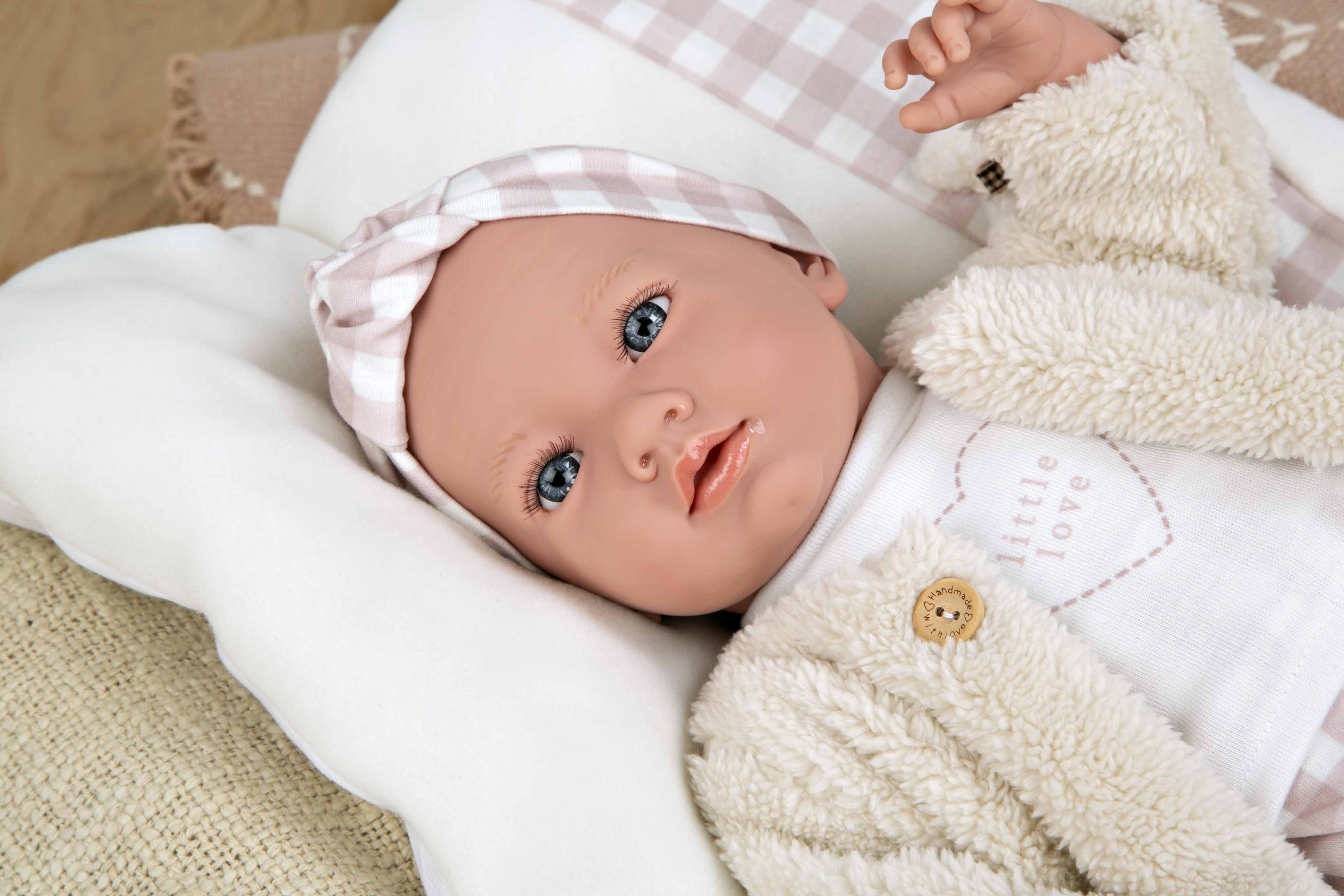 Muñeca Elegance 40 cm Aria Rosa con Cojín - Muñeco de Peso - Arias 60824