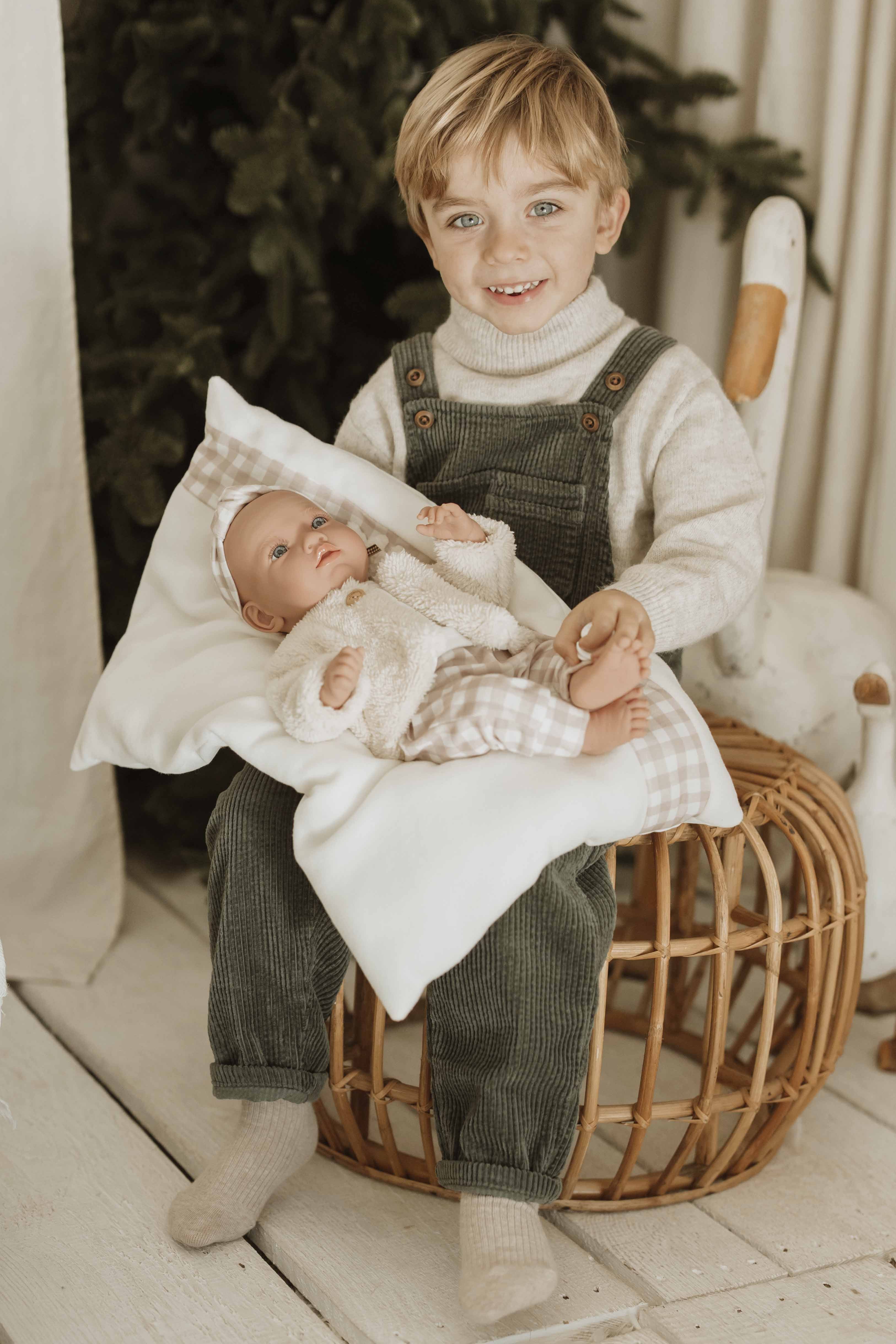 Muñeca Elegance 40 cm Aria Rosa con Cojín - Muñeco de Peso - Arias 60824