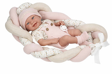 Muñeco Elegance 42 cm Zoe Rosa con Cojin - Arias 65373