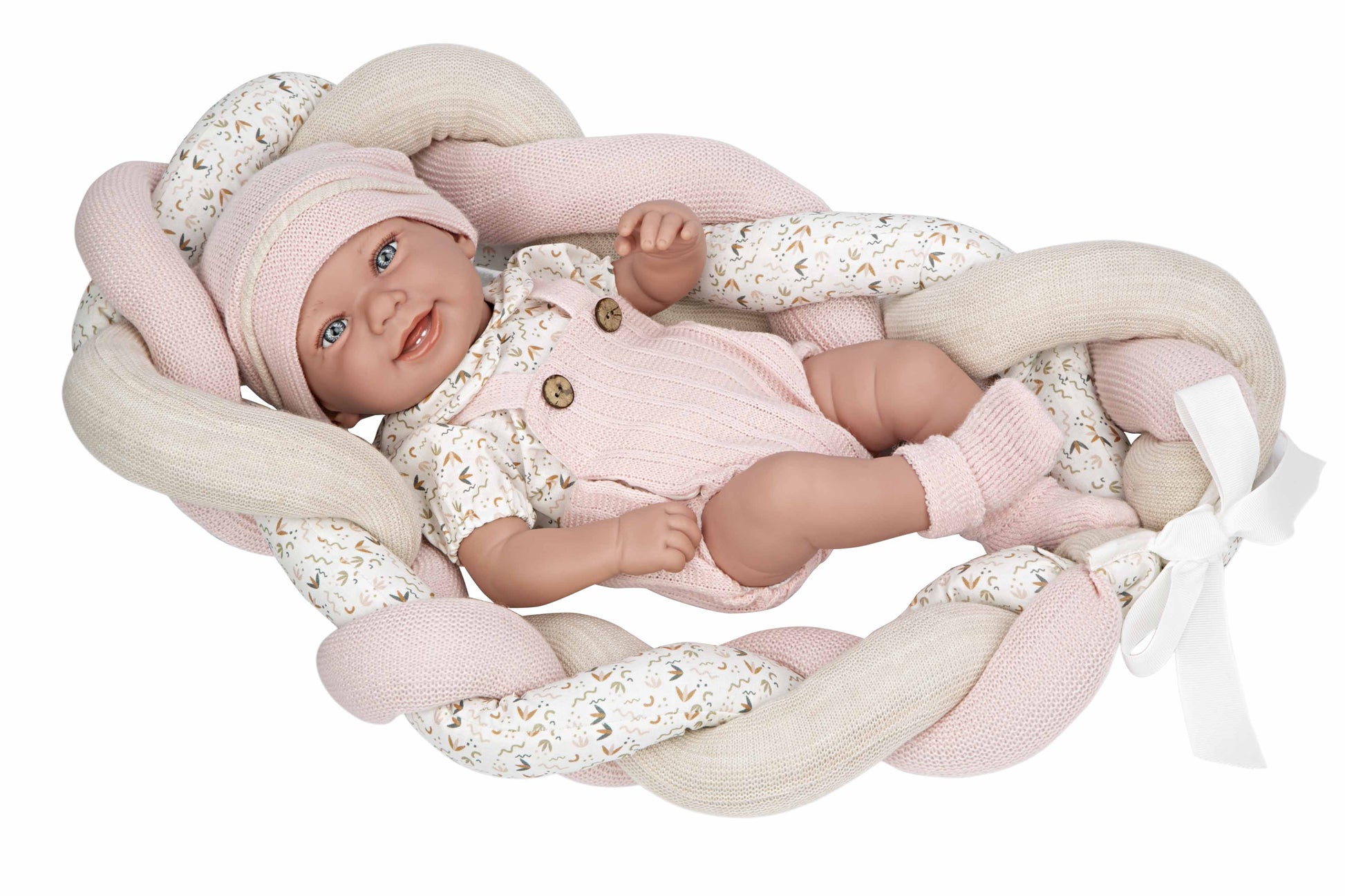 Muñeco Elegance 42 cm Zoe Rosa con Cojin - Arias 65373