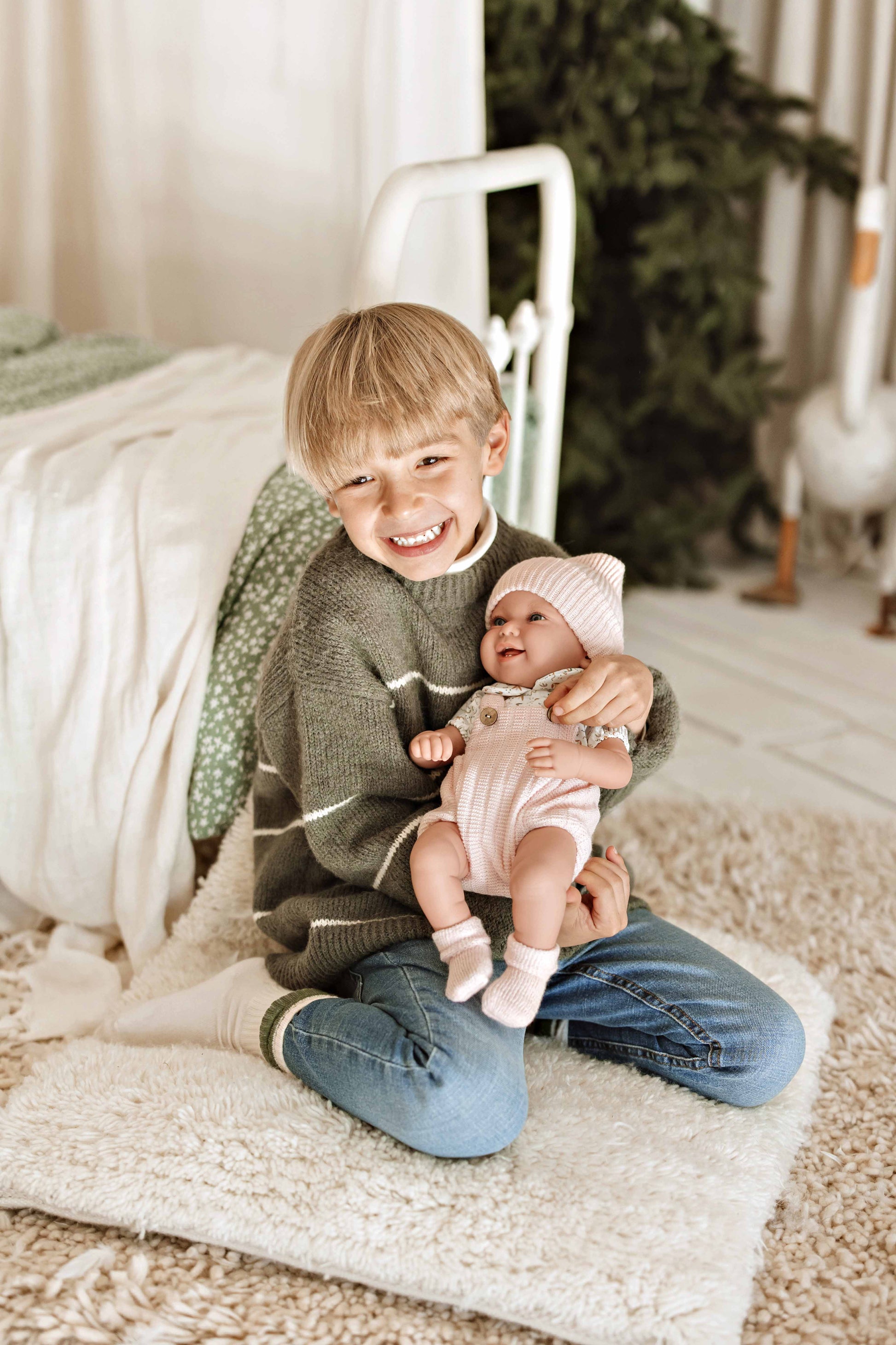 Muñeco Elegance 42 cm Zoe Rosa con Cojin - Arias 65373