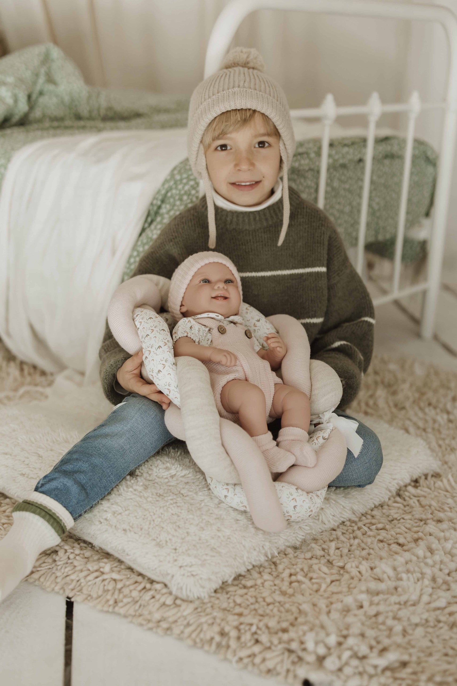 Muñeco Elegance 42 cm Zoe Rosa con Cojin - Arias 65373