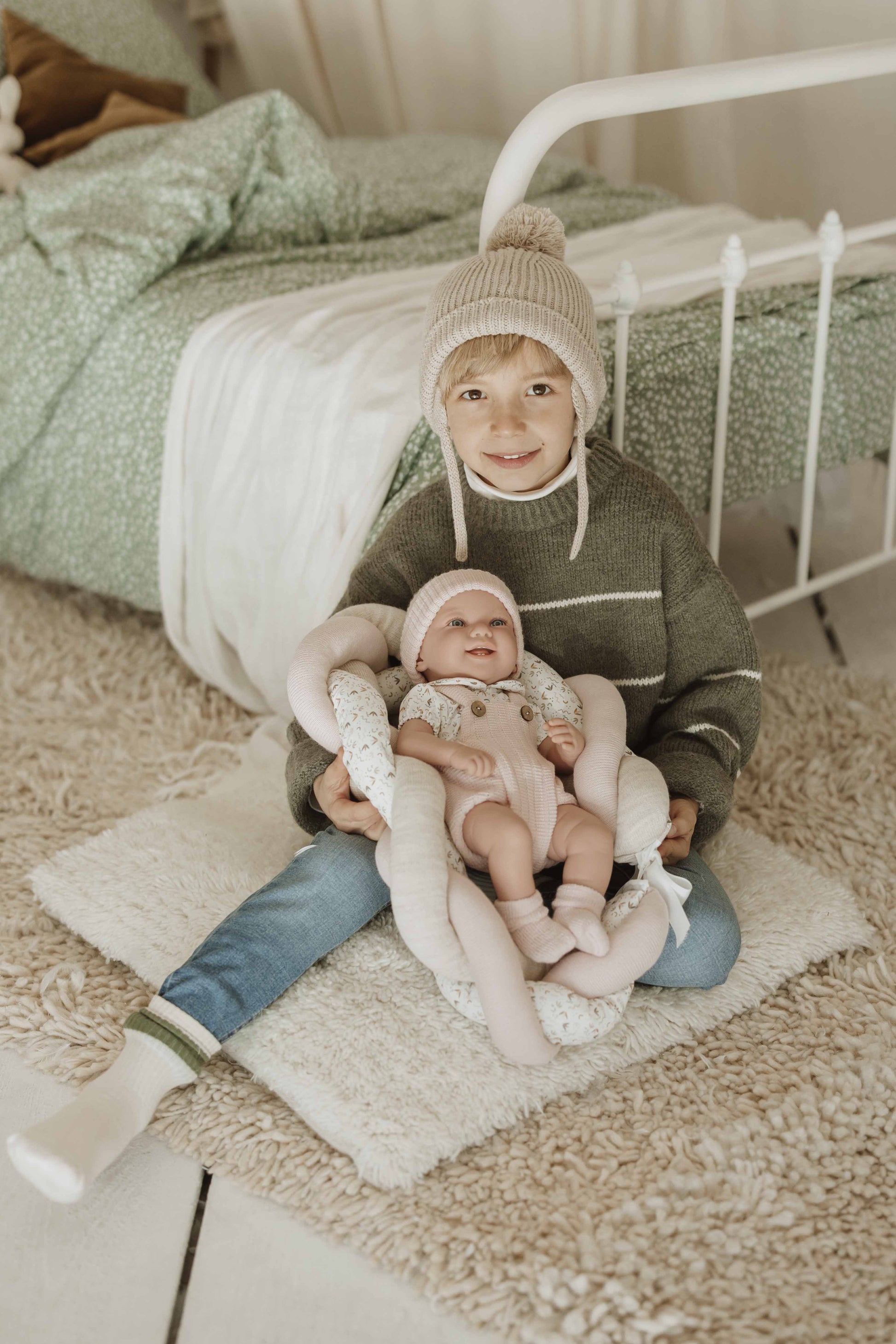 Muñeco Elegance 42 cm Zoe Rosa con Cojin - Arias 65373