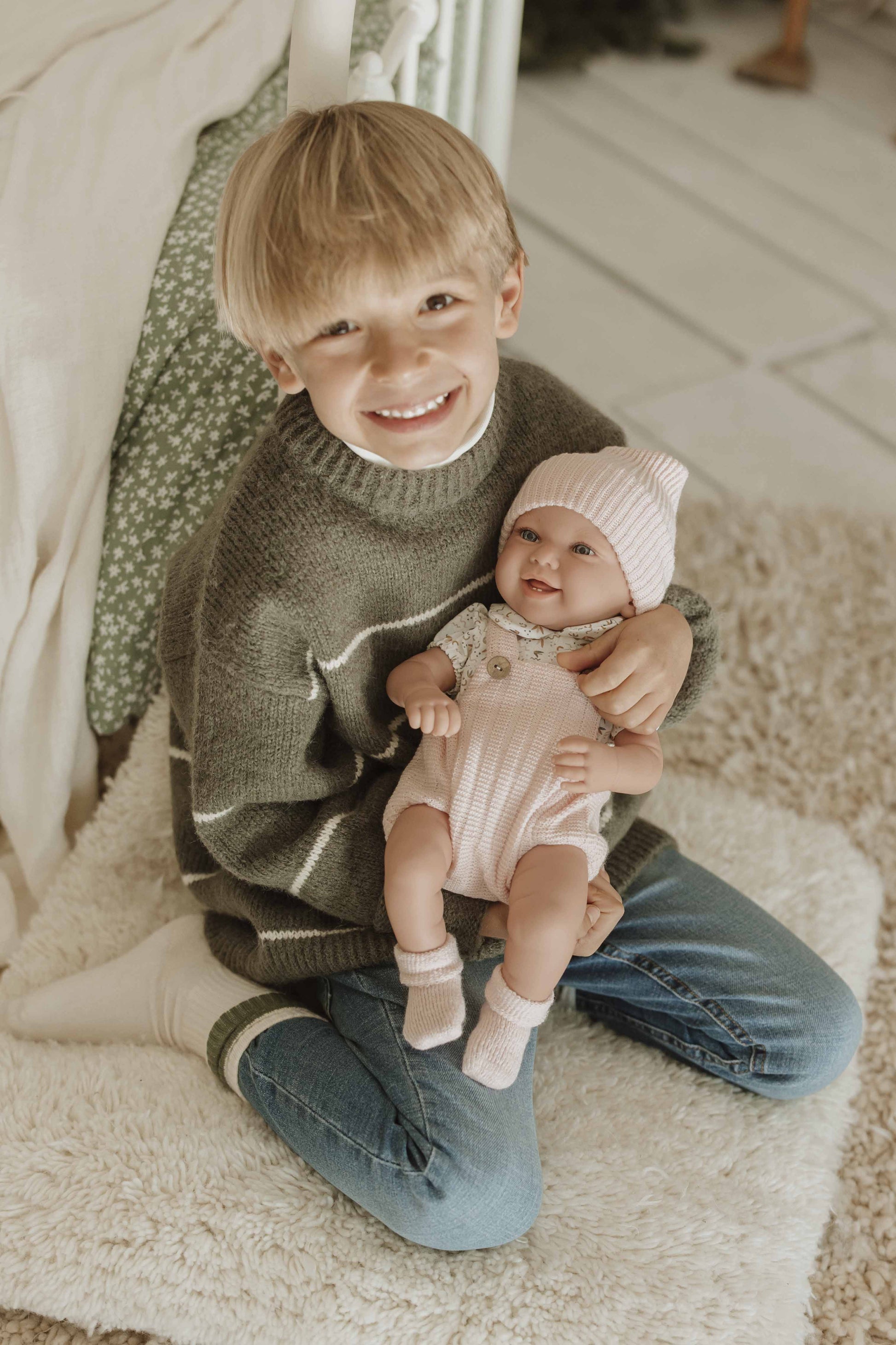 Muñeco Elegance 42 cm Zoe Rosa con Cojin - Arias 65373