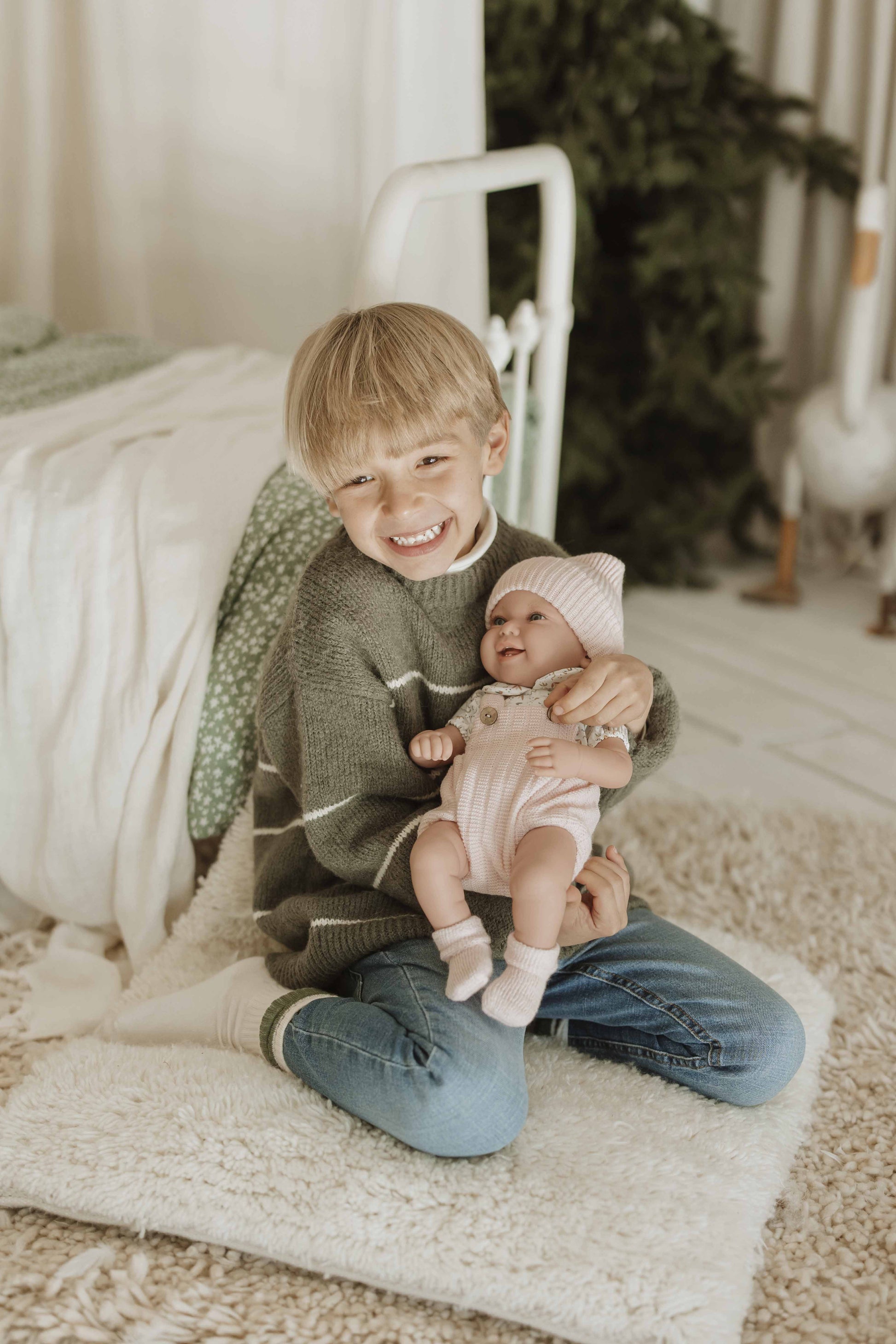 Muñeco Elegance 42 cm Zoe Rosa con Cojin - Arias 65373