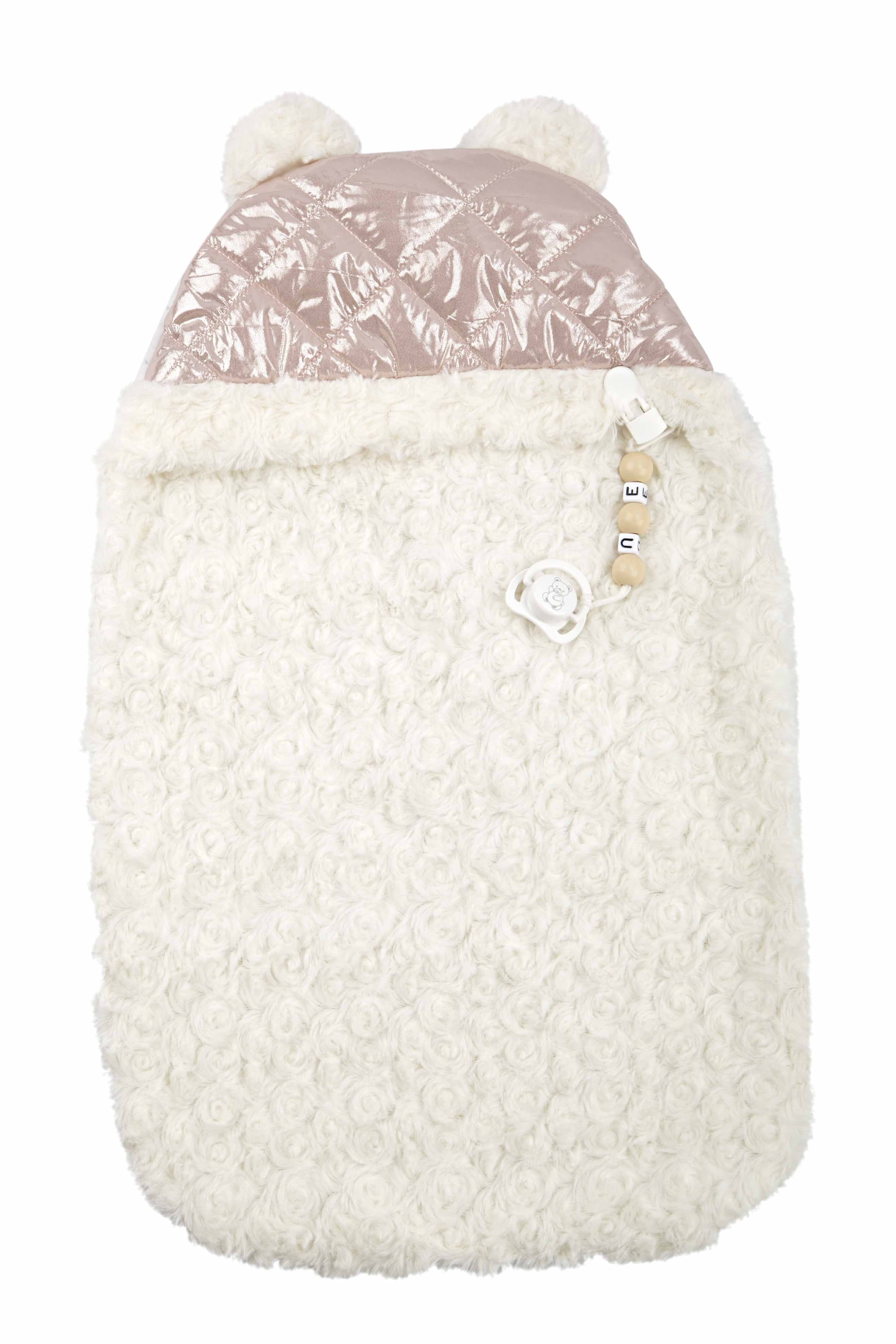 Muñeca Reborn 40 cm Sandra Rosa con Manta - Arias 98160